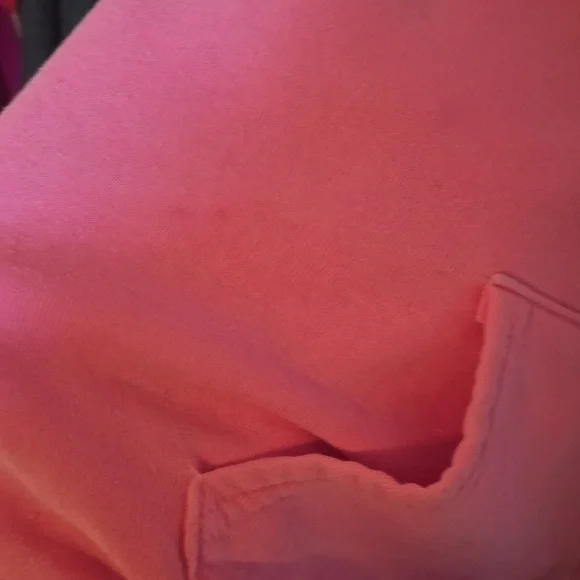 Aviator Nation 5 Stripe Zip Up Hoodie Sweatshirt - Neon Pink - Unisex XL - Picture 9 of 11